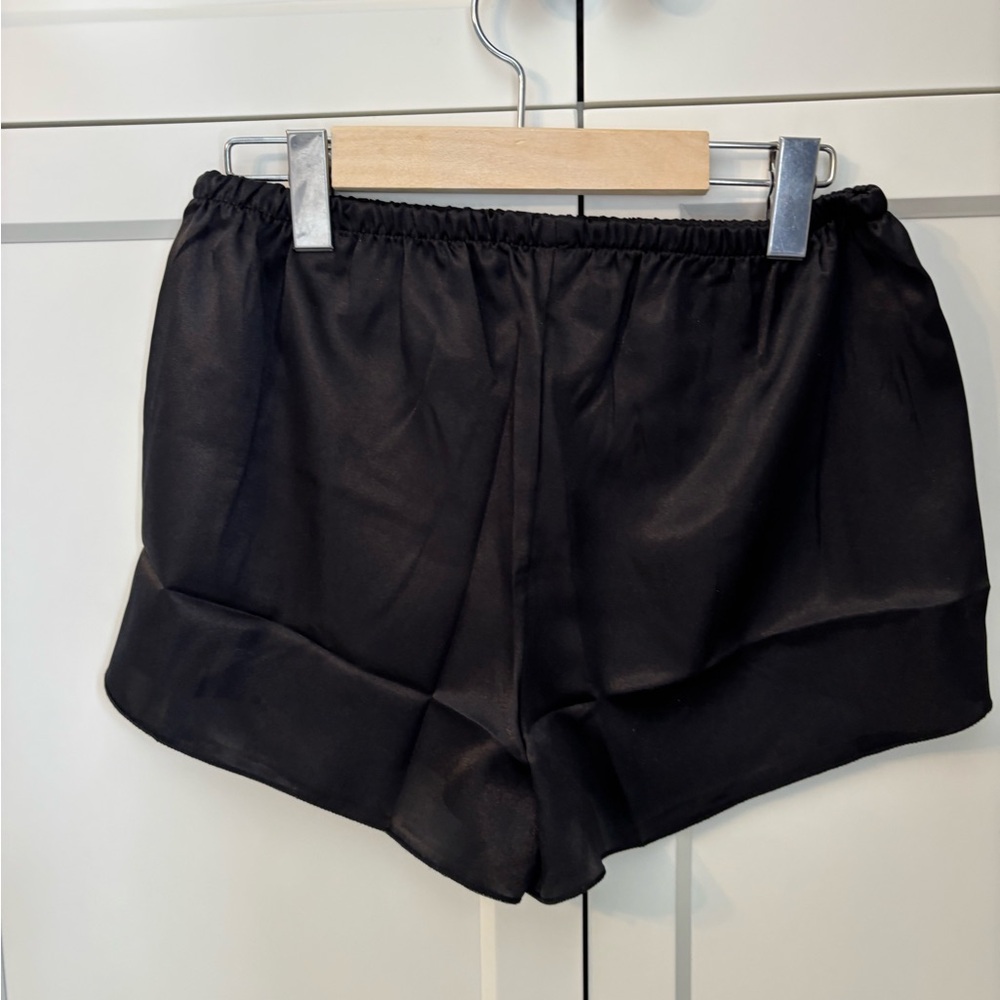 Black Pajama Set | Cami & Shorts | Size S | Soft Lightweight Sleepwear - Picture 8 of 12